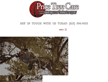 Tablet Screenshot of pricetreecare.com
